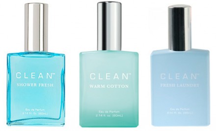 Clean Perfumes: Shower Fresh, Warm Cotton, Fresh Laundry