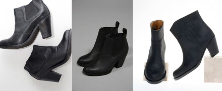 Jeffrey Campbell - Black Nation Bootie, Gardenia - 4721 Crazy, Acne - Malin A/W09