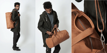 Duffel Bag Washed Leather