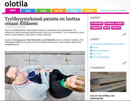 issues @ Yle Olotila