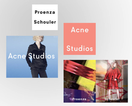 Proenza Schouler & Acne Studios, 2014