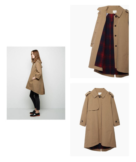 Band of Outsiders Blanket Lined Trench 